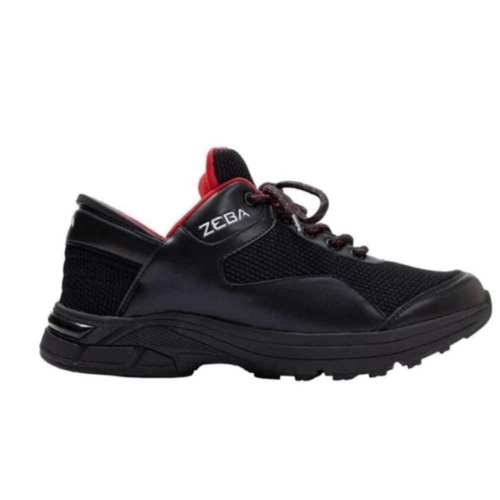 Men's Black and Red Athletic Shoes